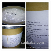 Vinyl acetate copolymer CAS No. 25086-89-9/PVP /VA64 Powder/pvp/va copolymer